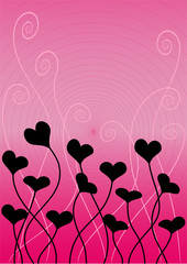 Vector valentine background