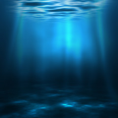 Naklejka premium under water