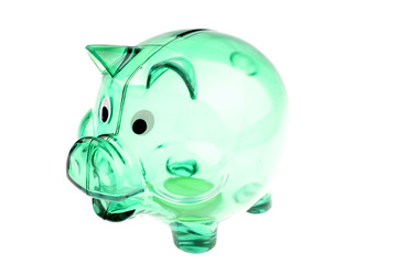 Piggy bank isolated on white background