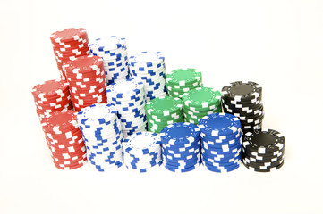 pile of poker chips