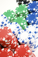 pile of poker chips