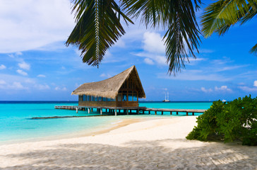 Diving club on a tropical island