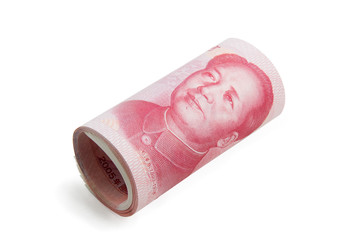 Roll of Chinese bills