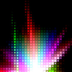 光のブロック　カラフル