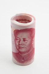 Roll of Chinese bills