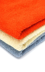 Heap of color towels