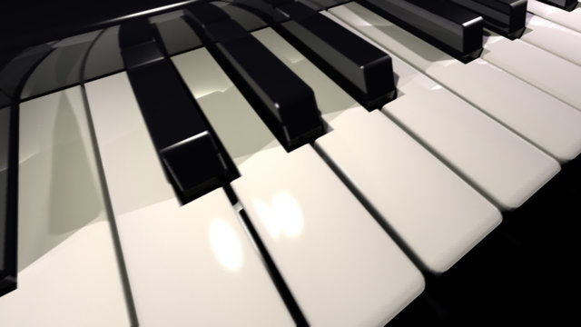 The black piano