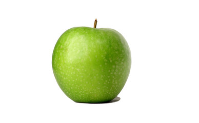 Isolate studio shot of apples