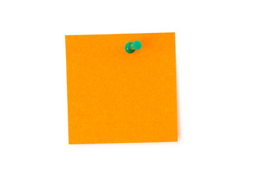 Reminder notes isolated on the white board