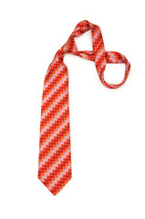 Neck tie isolated on the white background