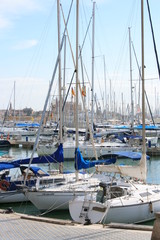 Fototapeta na wymiar Yachthafen von Palma de Mallorca