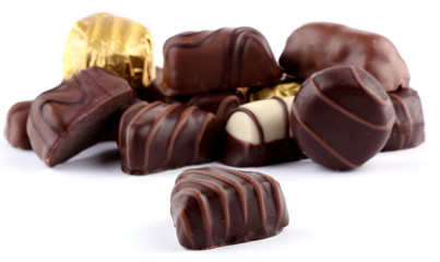 Obraz na płótnie Canvas Assorted chocolates