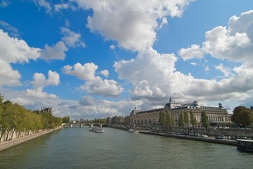 Fototapeta na wymiar River Seine Paris