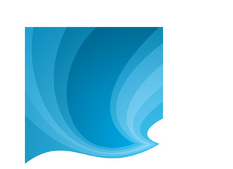 Obraz premium blue swish background