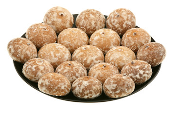 Spice-cakes on a plate