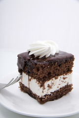 chocolate and cream cake