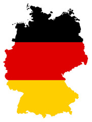 deutschland karte germany map