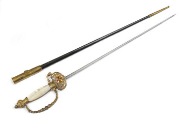 Gala sword (rapier) of Vatican guard.
