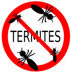 termites interdit