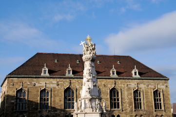 Obraz premium Szenthàromsag ter,Buda