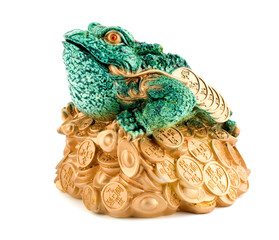 frog symbol wealth