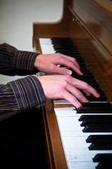 Obraz premium Piano player