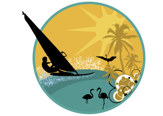 Series of tourism Windsurfing