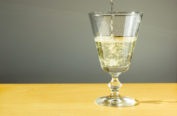 glass of wine