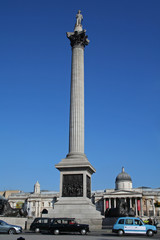 Colonne de Trafalgar square - obrazy, fototapety, plakaty