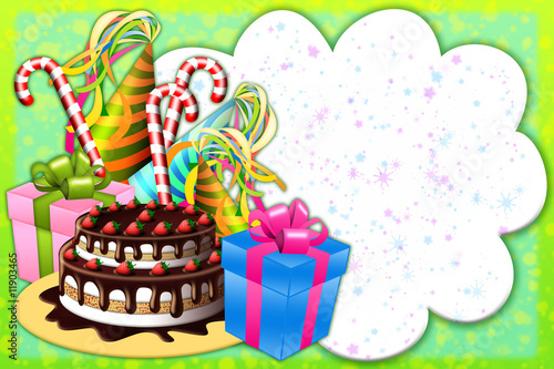 Auguri Compleanno Happy Birthday Carte Anniversaire Wall Mural Wallpaper Murals Bluedarkart