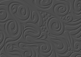 Floraler Hintergrund, grau