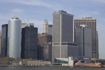 Fototapeta na wymiar New York City daytime view