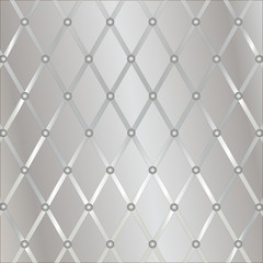 Silver geometric background (vector)