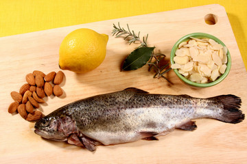 truite aux amandes