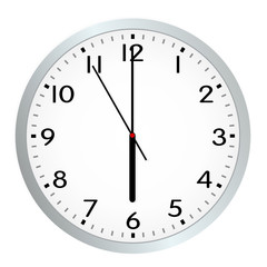 Vector Retro Office Clock