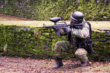 Fototapeta premium Paint-ball