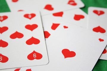 Spielkarte HerzLiebe