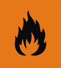 Highly Flammable Sign