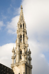 Fototapeta na wymiar clocher Hôtel de ville, Bruxelles, Belgique