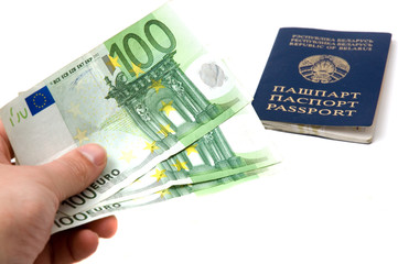 passport and money
