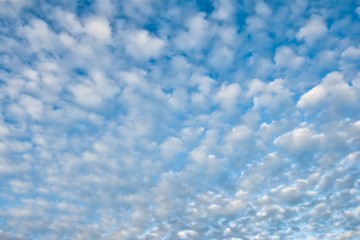 sky with white couds