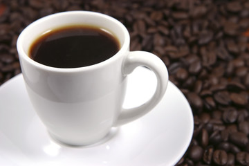 white porcelain coffee cup