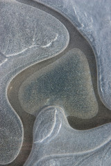 Obraz premium The ice picture on the river