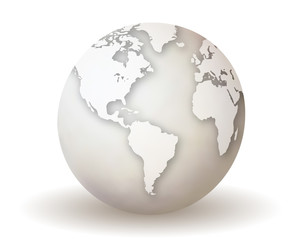 White Earth Globe