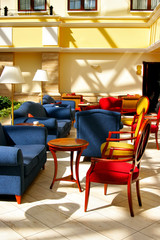 Interior of atrium