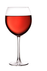 Glass of red wine