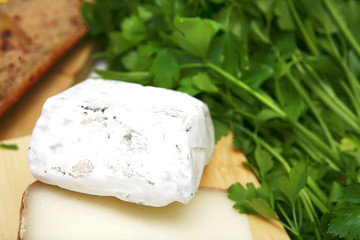 camembert and brie cheeses