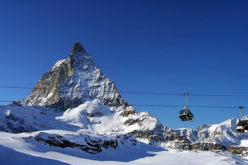 Matterhorn in swiss alps