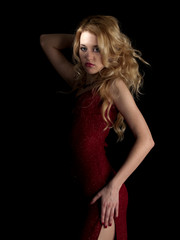 Naklejka premium Hot blondie