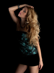 Naklejka premium Beautiful young lady